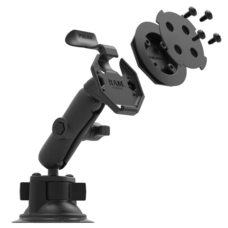 RAM-B-166-OT3U RAM® Twist-Lock™ Suction Cup Mount with Quick Release for OtterBox uniVERSE Case for iPads