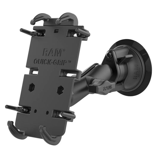 RAM-B-166-PD4U RAM® Quick-Grip™ XL Phone Mount with RAM® Twist-Lock™ Suction Cup