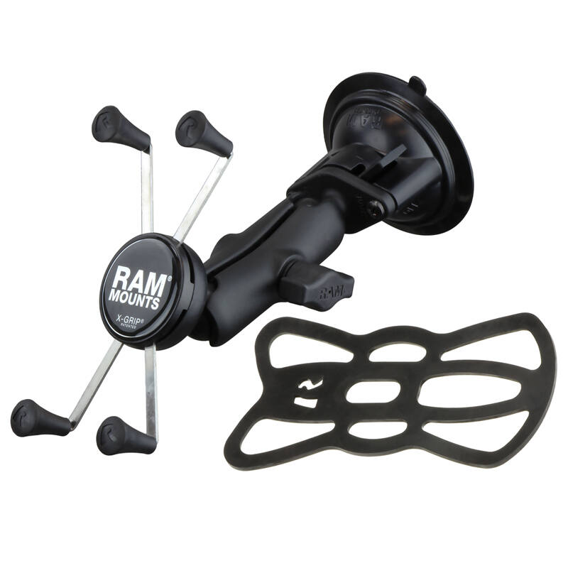 RAM-B-166-UN10U RAM® X-Grip® Large Phone Mount with RAM® Twist-Lock™ Suction Cup Base with tether