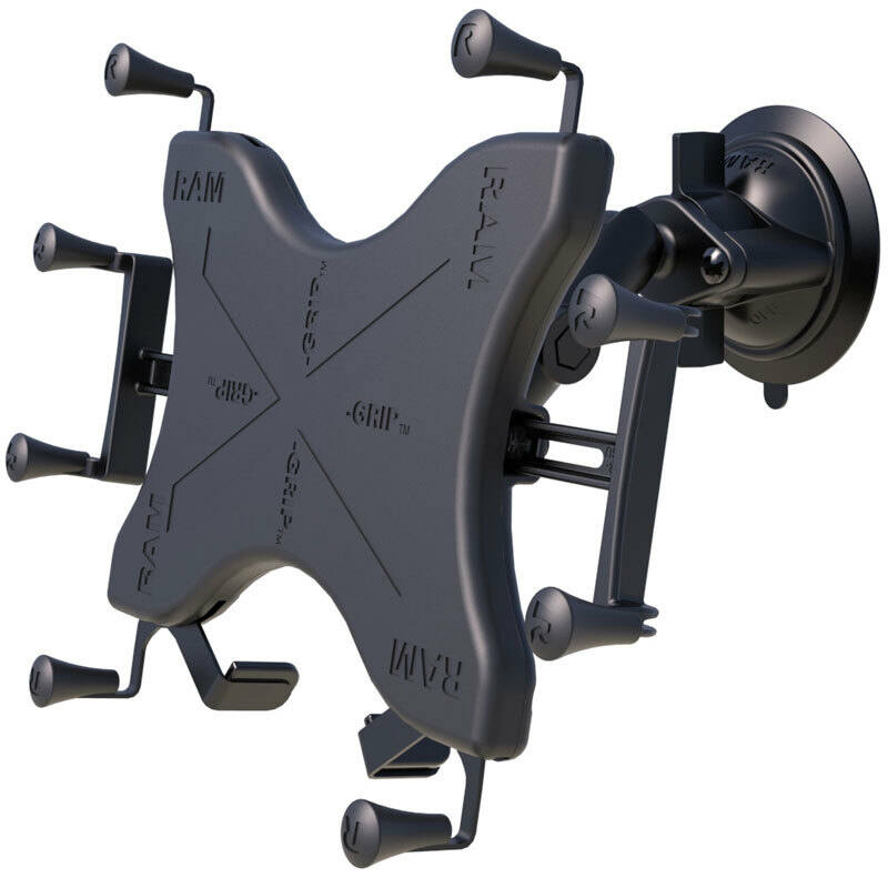 RAM-B-166-UN11U RAM® X-Grip® Large Tablet Mount with RAM® Twist-Lock™ Suction Cup Base empty