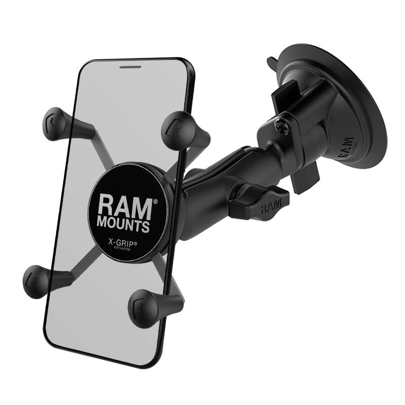 RAM-B-166-UN7U RAM® X-Grip® Phone Mount with RAM® Twist-Lock™ Suction Cup