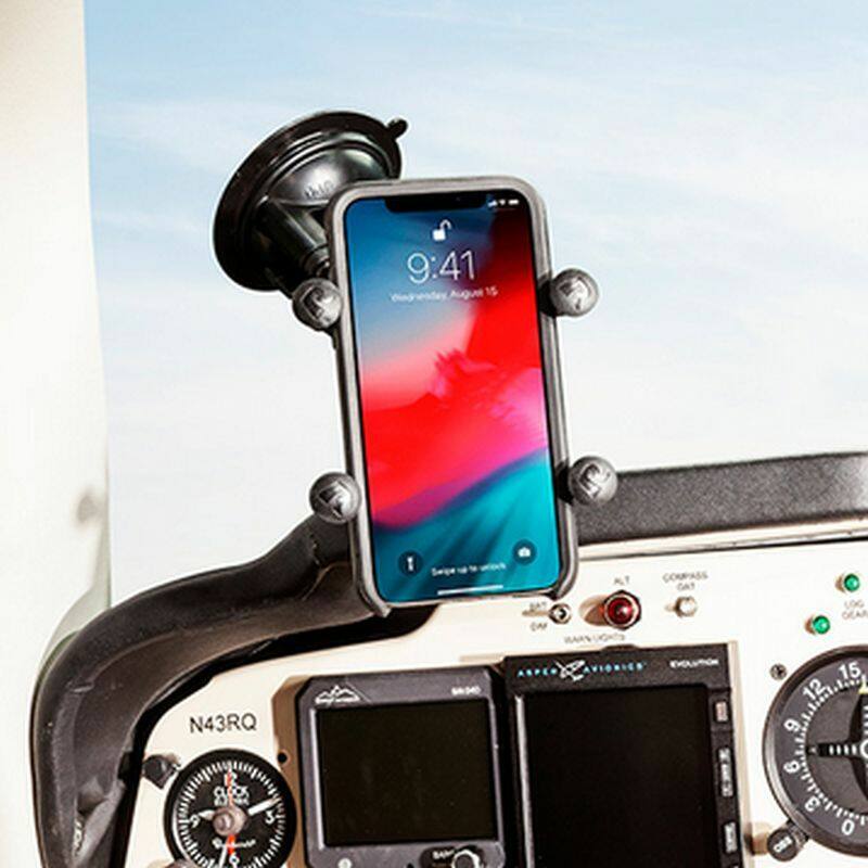 ram-b-166-un7u on light aircraft windshield