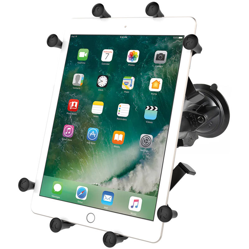 RAM X-Grip Universal Cradle for 10" Tablets with Suction Cup Base