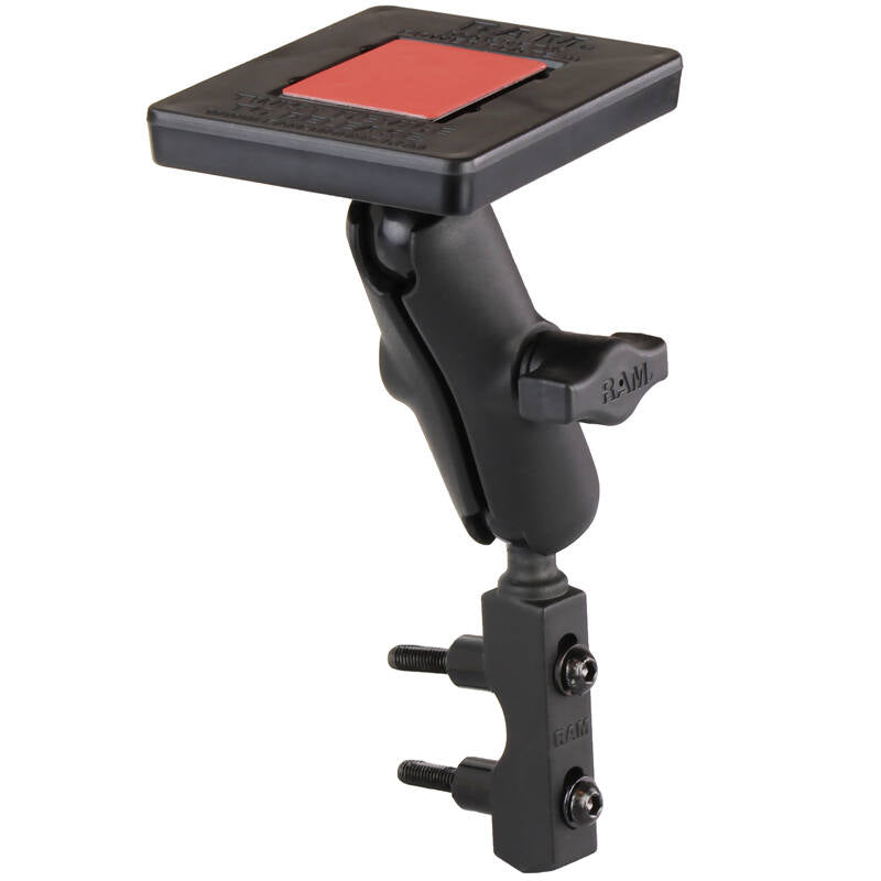 RAM-B-174-300-1U RAM Brake/Clutch Reservoir Mount with Power Plate™ III Radar Detector Holder