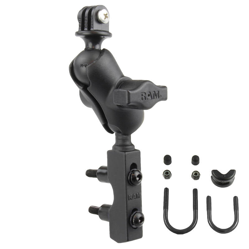 RAM-B-174-A-GOP1U RAM® Motorcycle Brake/Clutch Reservoir Base with Action Camera Mount