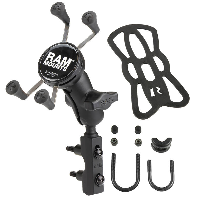 RAM-B-174-A-UN7U RAM® X-Grip® Phone Mount with Brake/Clutch Reservoir Base - Short Arm