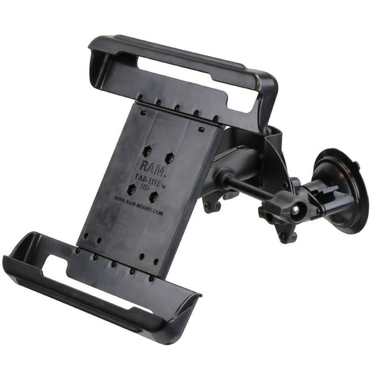 RAM Tab-Tite Cradle - 10" Tablets with Articulating Dual Suction Cup Base