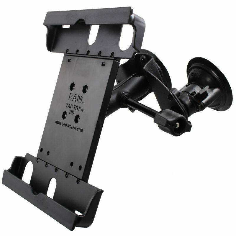 RAM-B-189-PIV1-TAB20-ALA1-KRU RAM® Tab-Tite™ with RAM® Twist-Lock™ Dual Suction for 9-10.5" Tablets with Cases