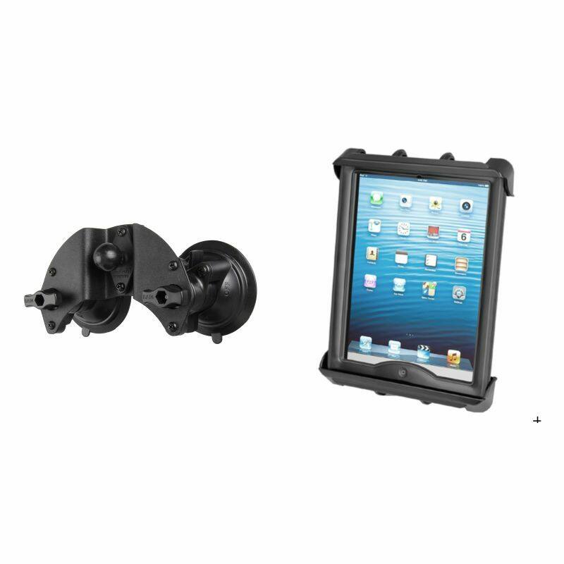 RAM Tab-Tite Cradle - 10" Tablets with Dual Suction Cup Base - Articulating