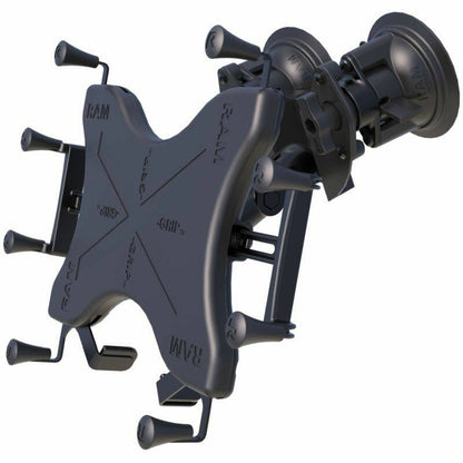 RAM X-Grip Universal Cradle for 12" Tablets - Double Suction Cup - Articulating