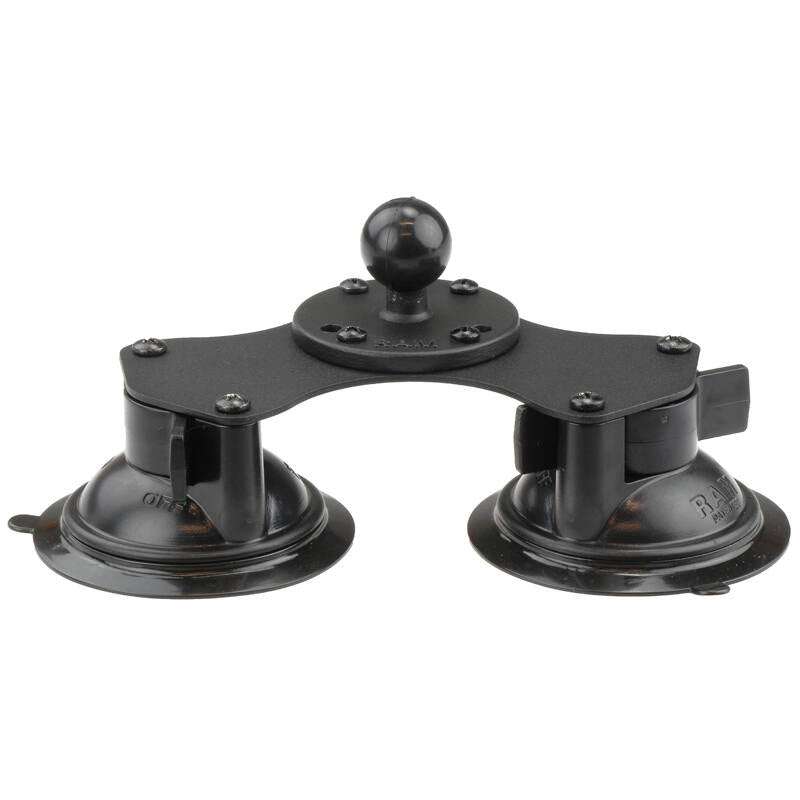RAM-B-189B-202U RAM® Twist-Lock™ Dual Suction base with round b series base
