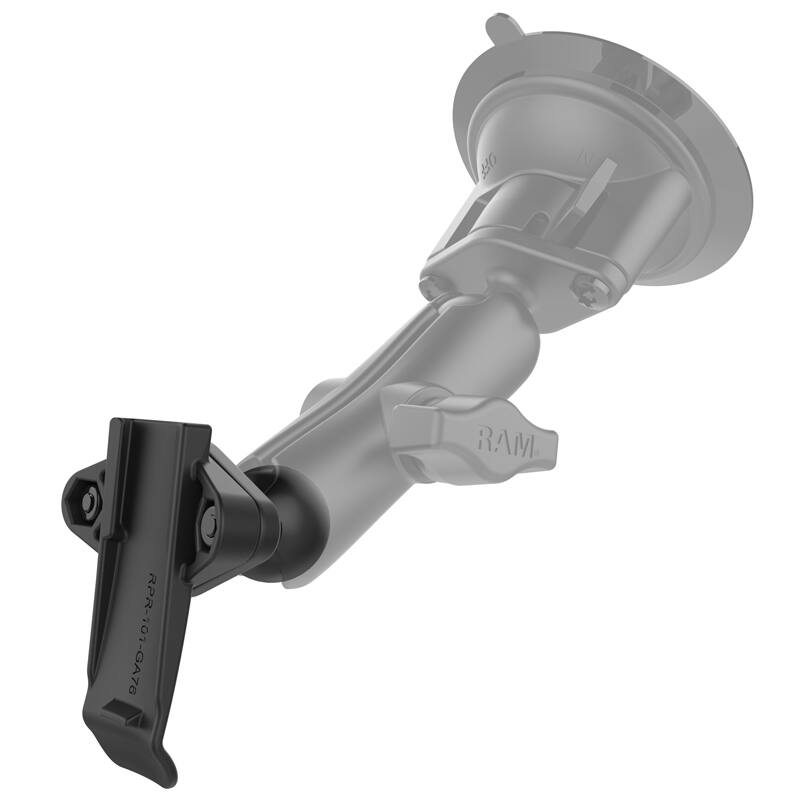 RAM Garmin Cradle - spine clip & 1" ball adapter - inc. GPSMap, eTrex, Rino