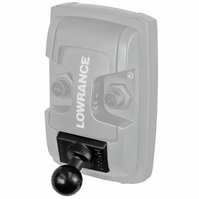 RAM-B-202U-LO11 RAM® Quick Release Ball Adaptor for Lowrance Elite-4 & Mark-4 Series on Lowrance