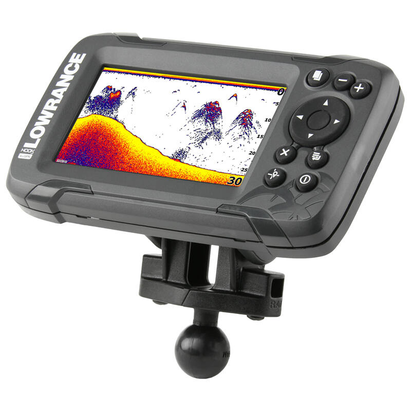 RAM-B-202-LO12 RAM® Ball Adapter with Lowrance Hook²