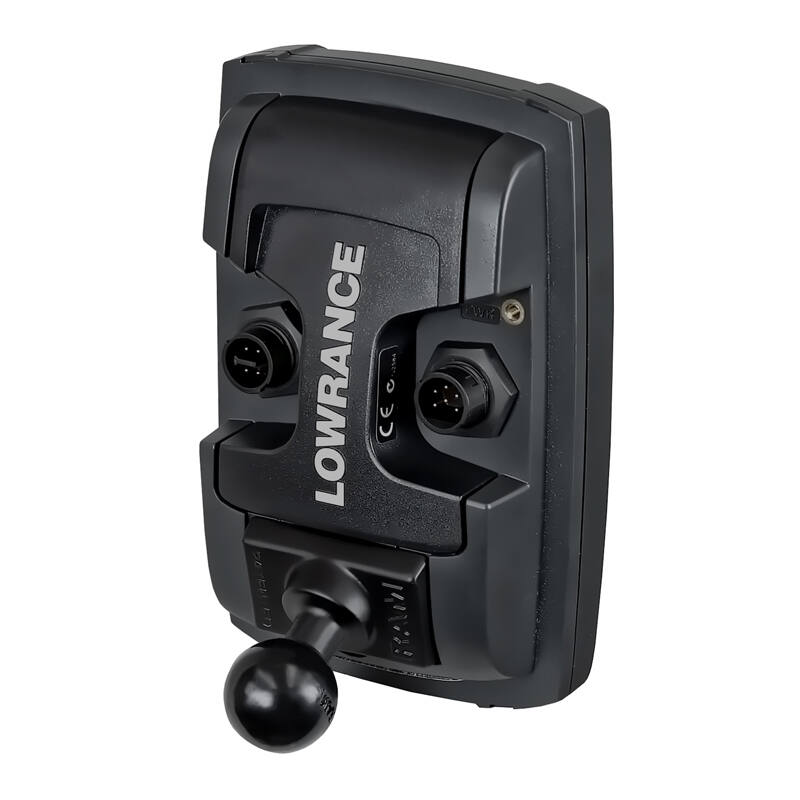 RAM-B-202U-LO11 RAM® Quick Release Ball Adaptor for Lowrance Elite-4 & Mark-4 Series from rear