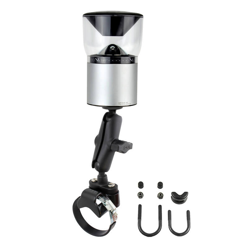 RAM-B-231Z-2-366U RAM® ATV/UTV Rail Mount with 1/4"-20 Camera Adaptor - Medium Arm