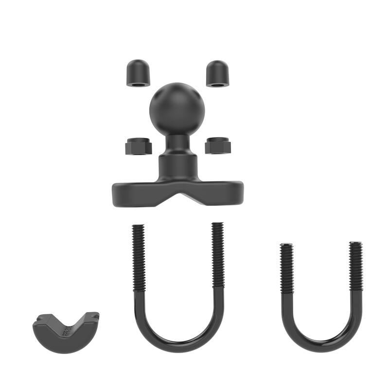 RAM U-Bolt Rail Handlebar Base with B Series Ball (Zinc)