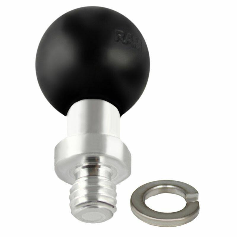 RAM-B-236U RAM® Ball Adapter with 3/8"-16 Threaded Post & Lock Washer - B Size