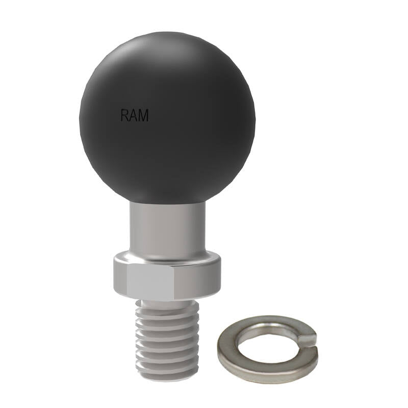 RAM-B-236U RAM® Ball Adapter with 3/8"-16 Threaded Post & Lock Washer - B Size