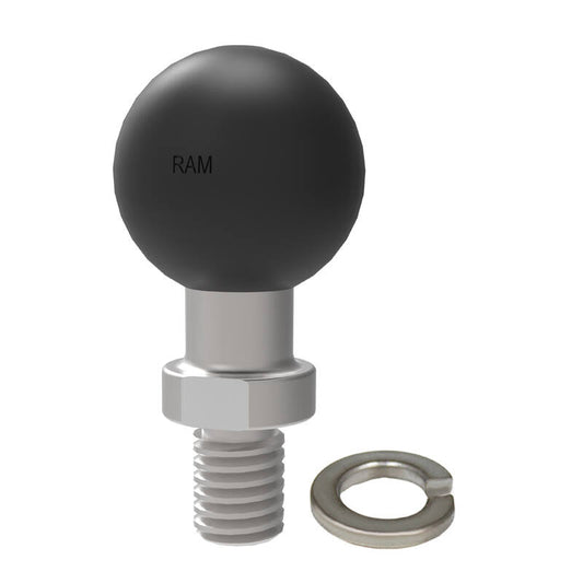 RAM-B-236U RAM® Ball Adapter with 3/8"-16 Threaded Post & Lock Washer - B Size