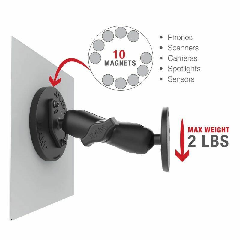 RAM-B-238-MAG88U RAM® Tough-Mag™ - holding power
