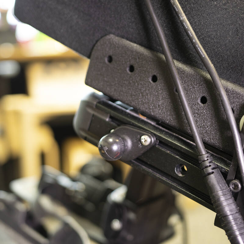 RAM-B-238-WCT Universal Wheelchair Ball Base - B Series on arm