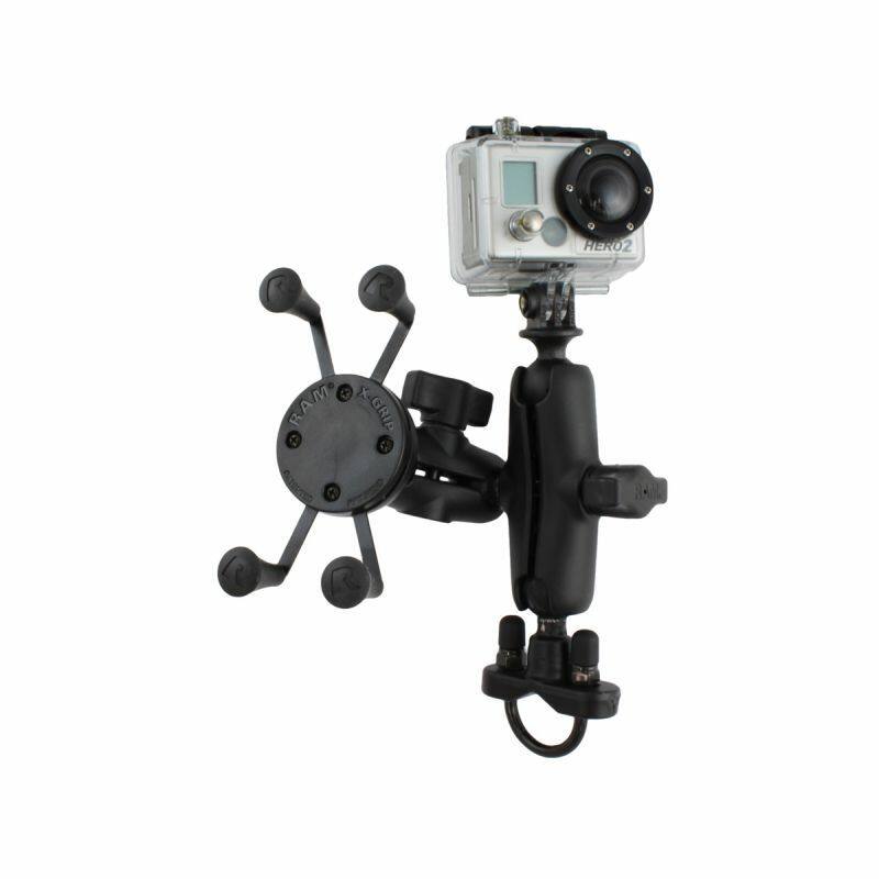Adding another arm and device with the RAM-B-273U RAM® 1" "Add-A-Ball"™ Accessory Base for any B-size Socket Arm