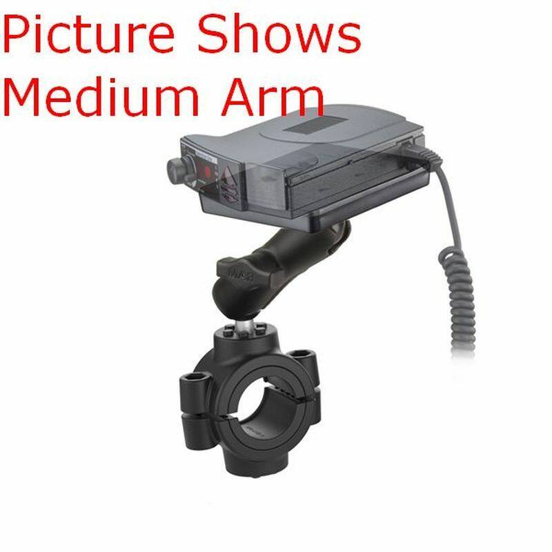 RAM-B-300-415-15-2U-A RAM® Power Plate™ III radar detector mount with Torque Base - oversize Bars - short arm