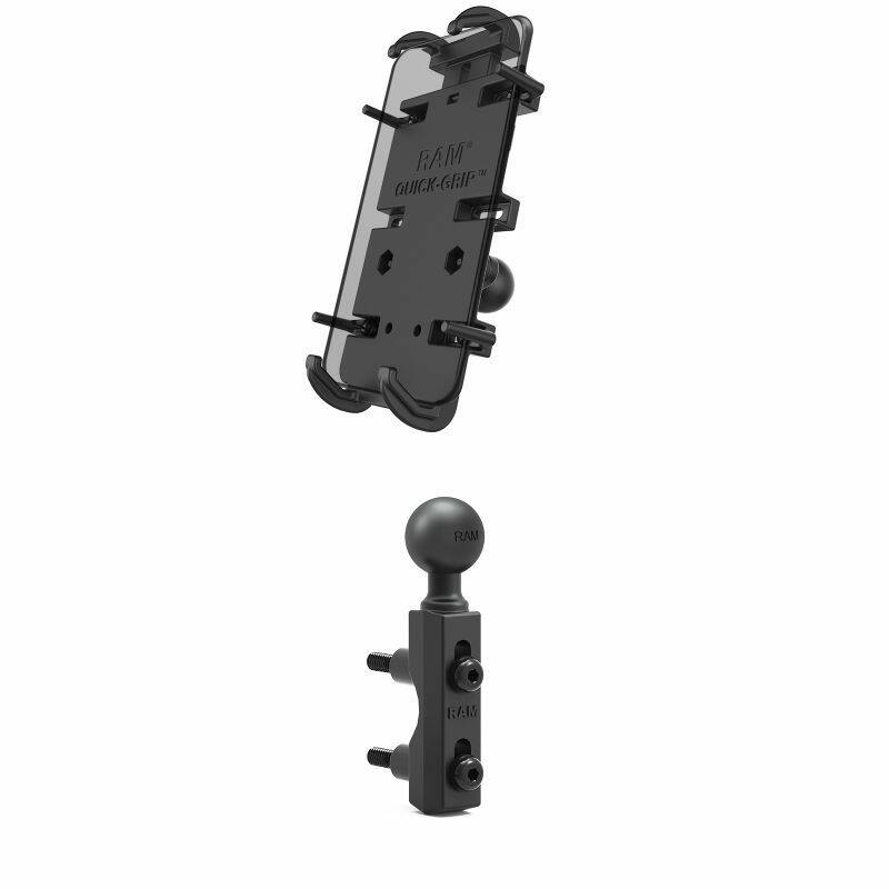 RAM-B-309-1-PD4U Brake/Clutch reservoir Base with 1" Ball, Medium Arm and RAM® Quick-Grip™ XL holder for Phablets