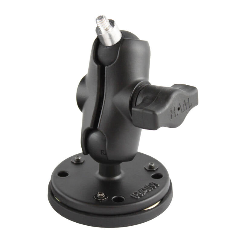 RAM-B-339-A-237U RAM Triple Magnetic Double Ball Mounts 1/4"-20 Threaded Stud