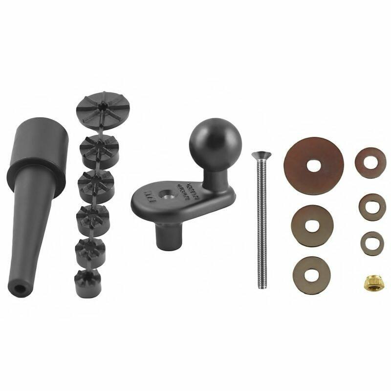 RAM-B-342U RAM® Motorcycle Fork Stem Ball Base components