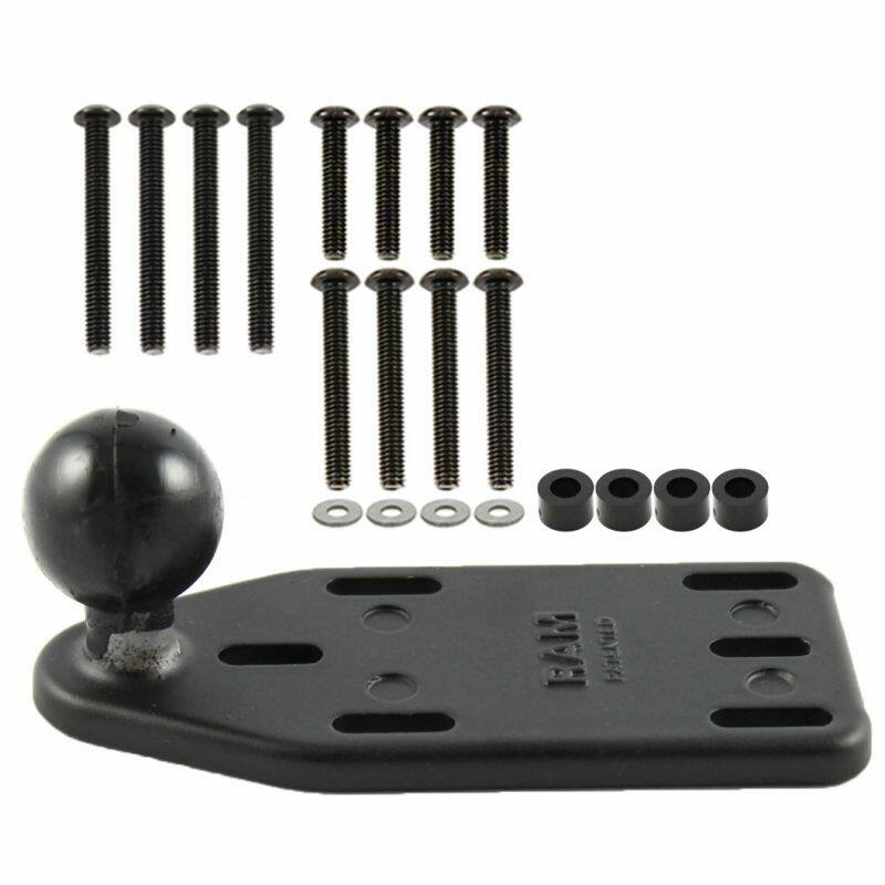 RAM-B-346 Motorcycle Brake/Clutch Reservoir Base with Offset B Series ball