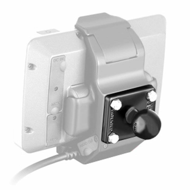 RAM-B-347-G4 RAM® Ball Adapter with AMPS Plate for Garmin Striker, Echomap and echo installed