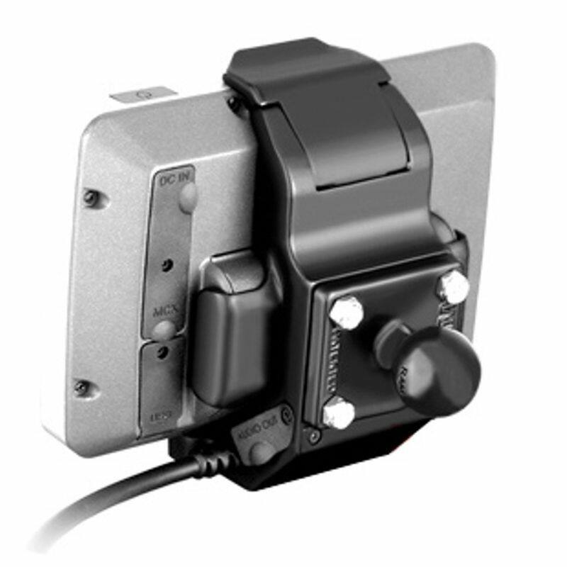 RAM-B-347-G4 RAM® Ball Adapter with AMPS Plate for Garmin Striker, Echomap and echo installed 2