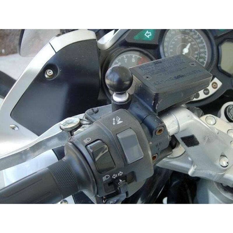 RAM-B-349-1U RAM® Ball Adapter with M10 X 1.5 Threaded Post installed