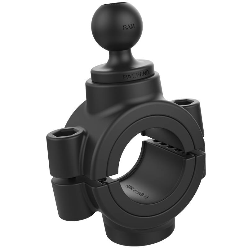 RAM-B-351-415-15-2U RAM® Torque™ 38-51mm Diameter Rail Base with 1" Ball