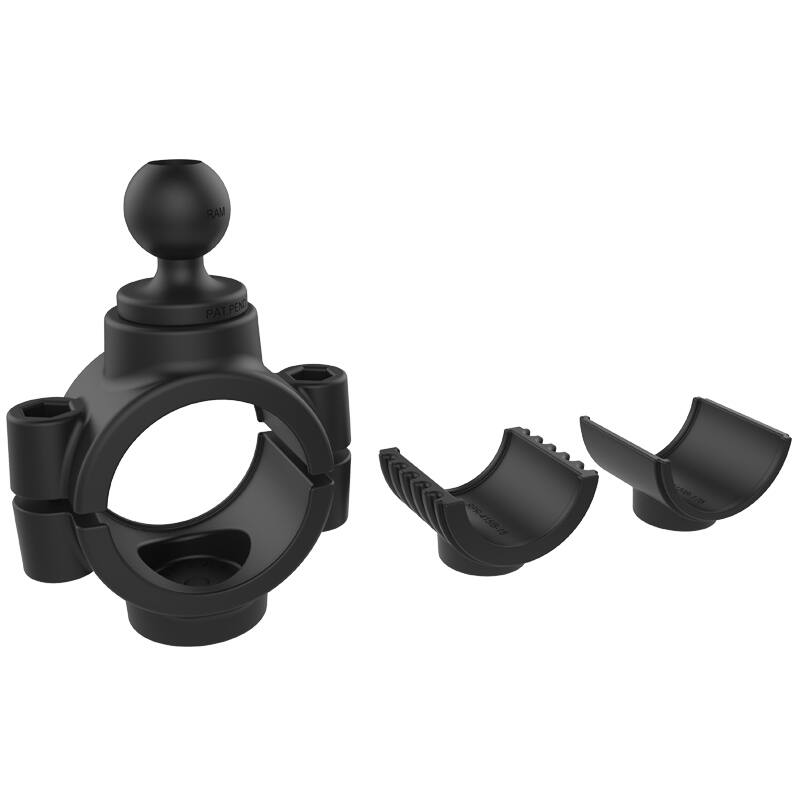 RAM-B-351-415-15-2U RAM® Torque™ 38-51mm Diameter Rail Base with 1" Ball with inserts