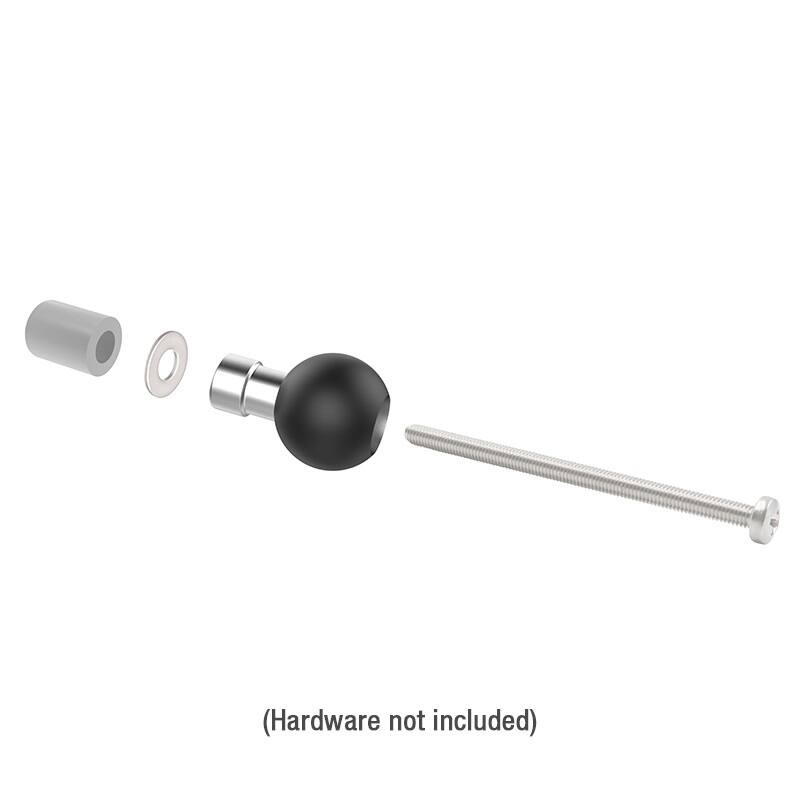 RAM-B-367BU RAM® Ball Adaptor Base for Grab Handles - showing components