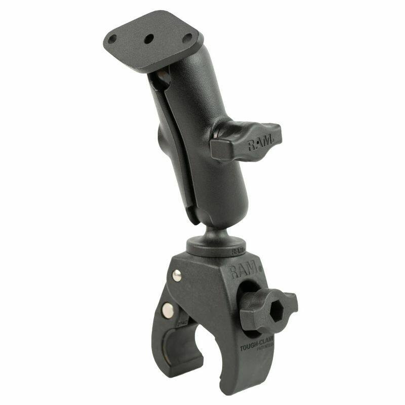 RAM-B-400-238U RAM® Tough-Claw™ Small Clamp Mount with Diamond Plate