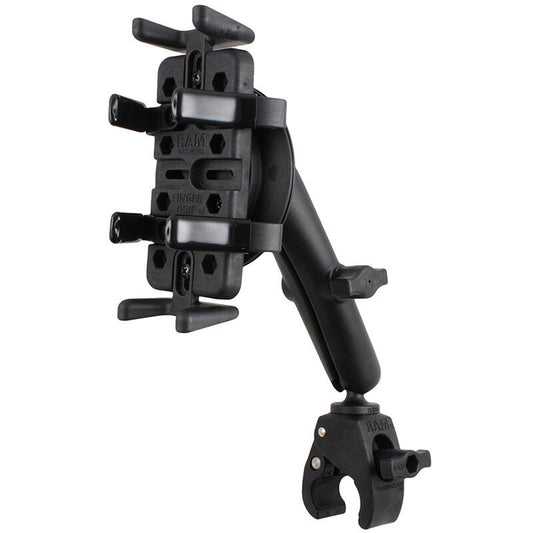 RAM-B-400-C-UN4-ROTO1U RAM® Finger-Grip™ with Tough-Claw™ Small Clamp Mount & RAM® Roto-View™