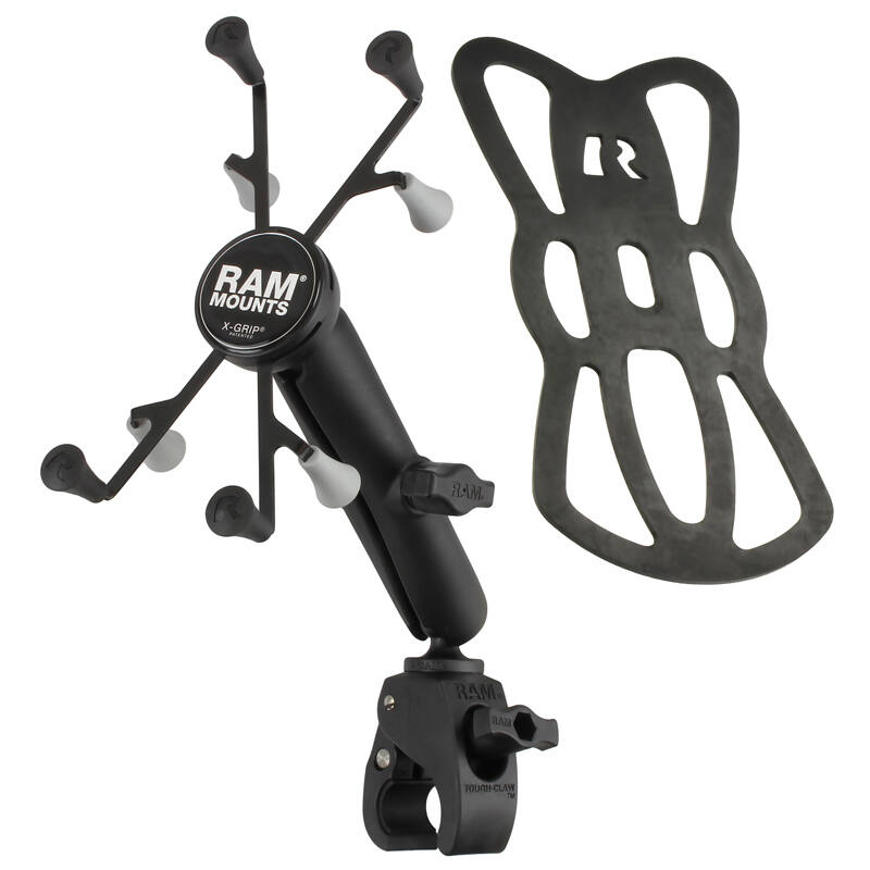 RAM-B-400-C-UN8U RAM® X-Grip® with RAM® Tough-Claw™ Small Mount for 7"-8" Tablets (Long arm) with tether