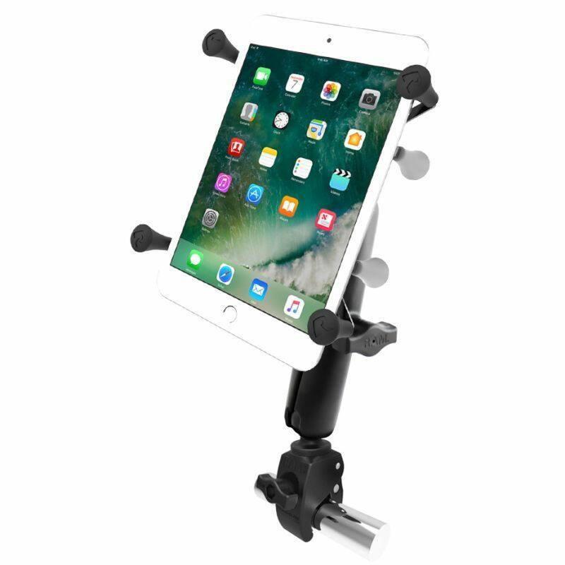 RAM-B-400-C-UN8U RAM® X-Grip® with RAM® Tough-Claw™ Small Mount for 7"-8" Tablets (Long arm) with iPad