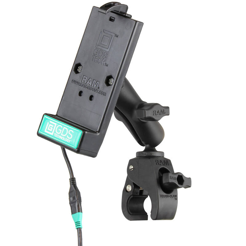 RAM-B-400-GDS-DOCK-V1U GDS® Powered Phone Dock with RAM® Tough-Claw™ Small Clamp Mount