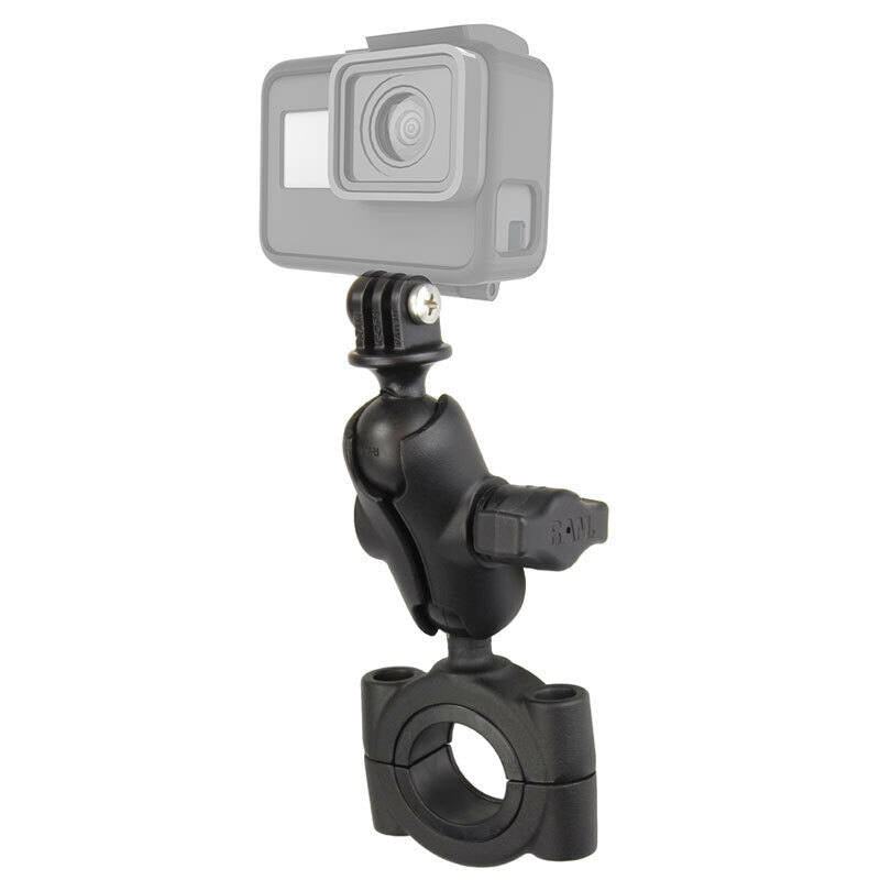 RAM-B-408-112-15-A-GOP1U RAM® Torque™ Large Rail Base with Universal Action Camera Adapter