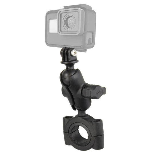 RAM-B-408-112-15-A-GOP1U RAM® Torque™ Large Rail Base with Universal Action Camera Adapter