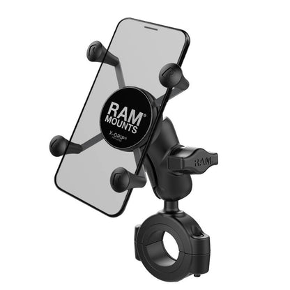 RAM X-Grip Universal SmartPhone Cradle - Torque Base (Large Bars) short arm
