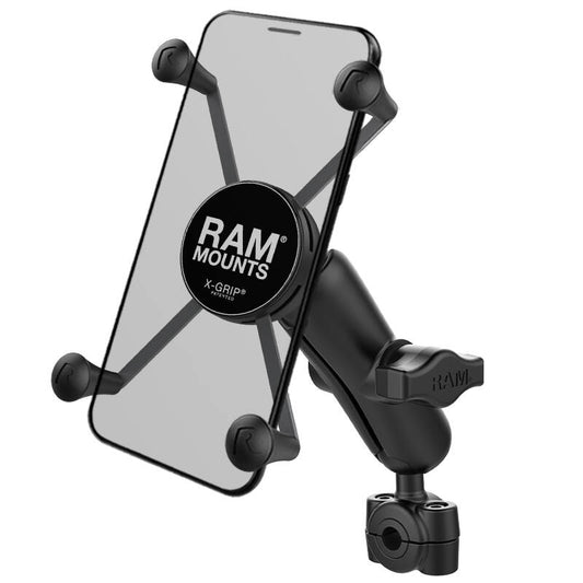 RAM-B-408-37-62-UN10 RAM® X-Grip® Large Phone Mount with RAM® Torque™ Small Rail Base