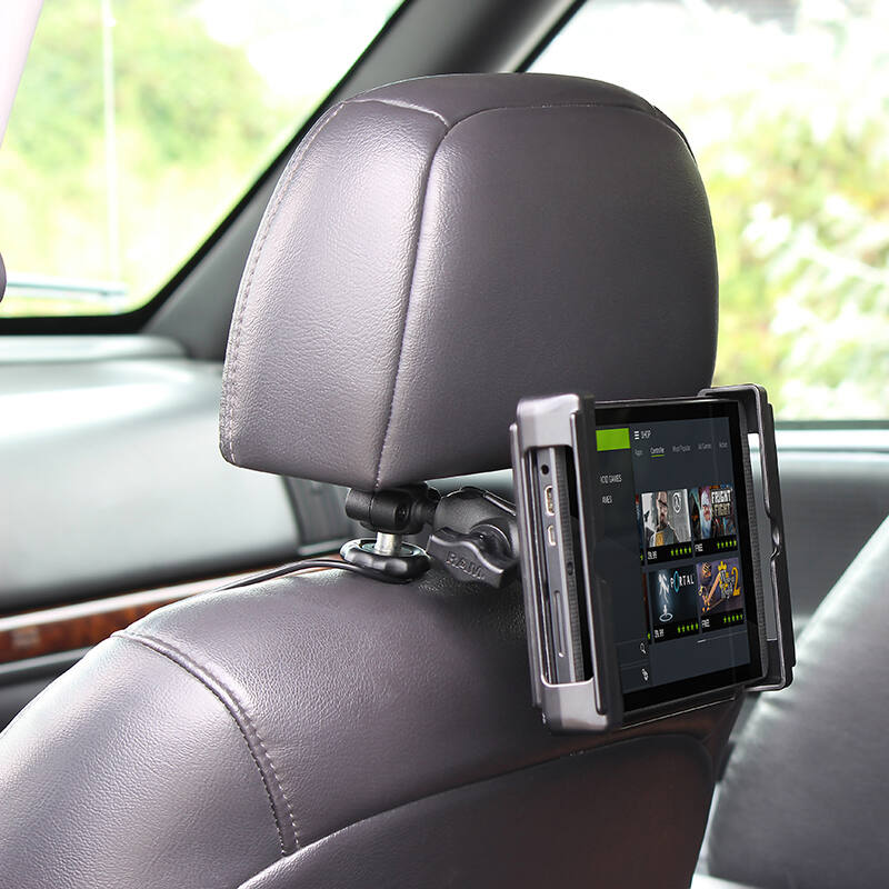 RAM Torque™ Mount Installed on headrest with tablet