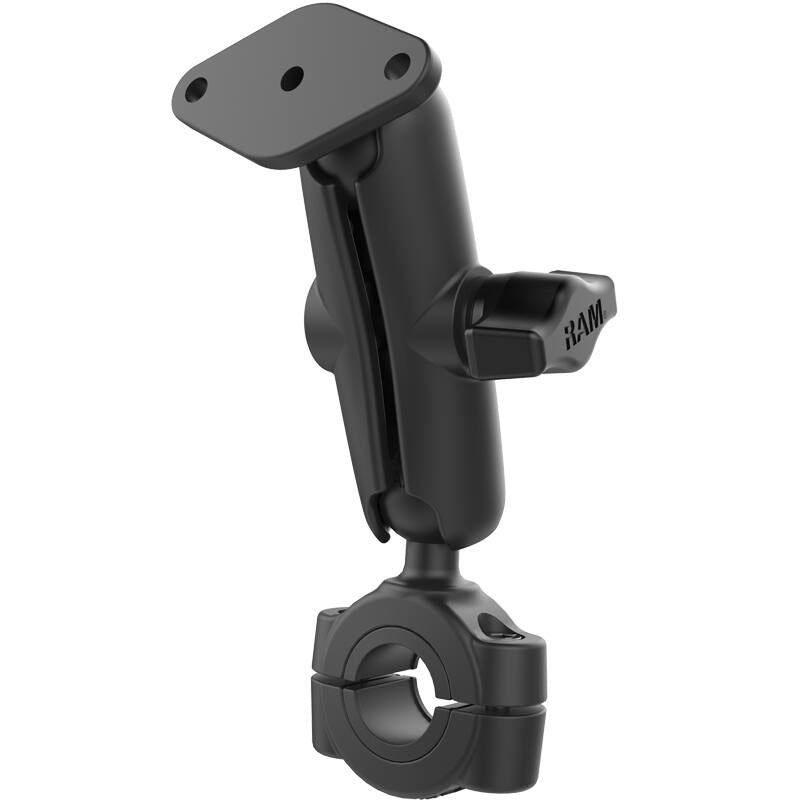 RAM-B-408-75-1-238U RAM® Torque™ Medium Rail Double Ball Mount with Diamond Plate