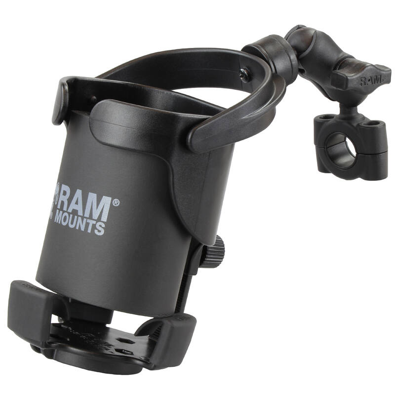 RAM-B-408-75-1-A-417U RAM® Level Cup™ XL 32oz Drink Holder / Cup Holder with RAM® Torque™ Medium Rail Base